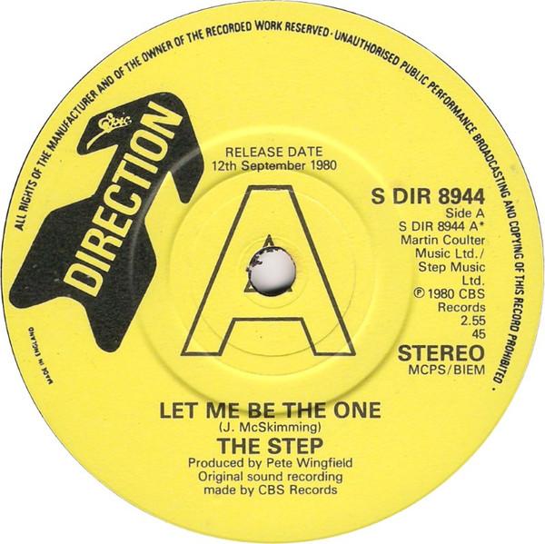 

7inch Record STEP (2) - Let Me Be The One SDIR8944 Direction 1980 UK Rock Used