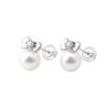 Hello Kitty Platinum 900 Pearl Earrings Ribbon PRPKT30003 [Hello Kitty] (Pt900)