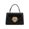 2024 New Fashion Retro Women's Cross-border Shoulder Chain Bag High-quality Pu Love Heart Handbag