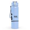 1PC Motorcycle Rider Silhouette Sport Print 750ml Color Plastic Sports Water Bottle Leakproof Flip Straw Lid Suitable for Sports Office Home Use