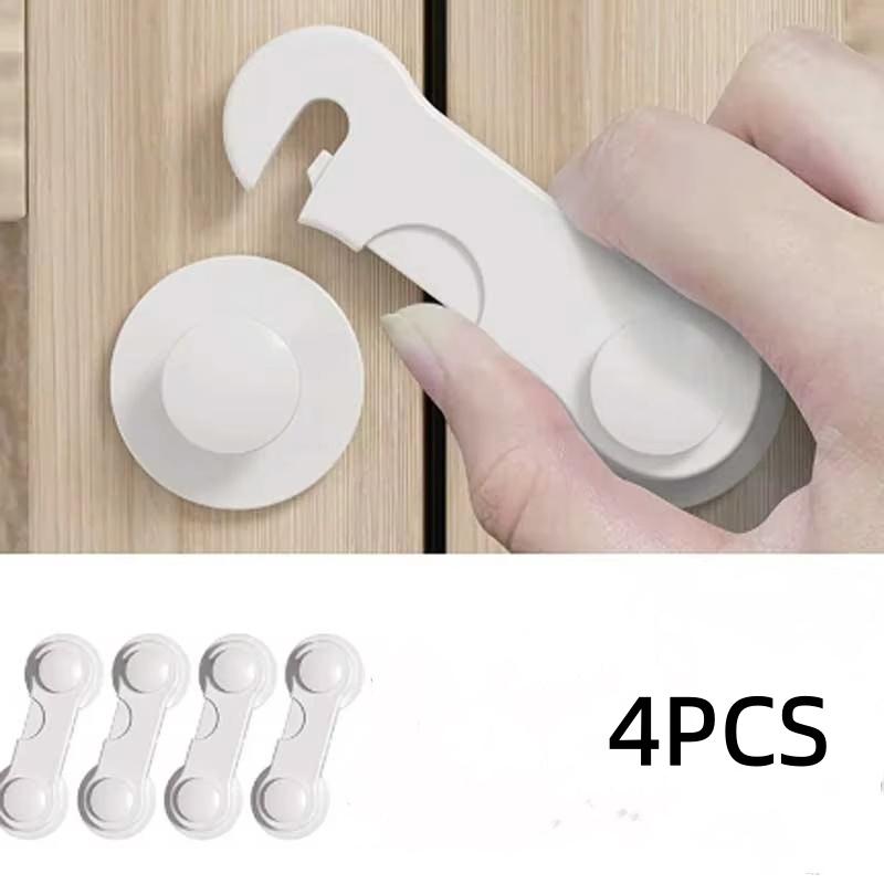 

4/6/10PCS baby safety lock cabinet lock room lock drawer lock anti pinch folding lock safety protection product