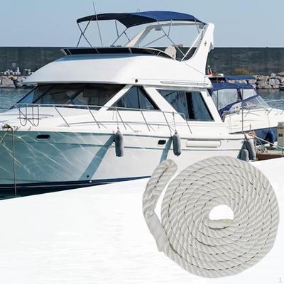 Boat Line Hangers with Loop Rope Marine S Ropes 9.5mmx2M Lines Dock Tie for Docking