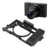 Aluminum Full Camera Cage with Cold Shoe Mount for RX100, M1, M2, M3, M4, M5, M6, and M7 Cameras