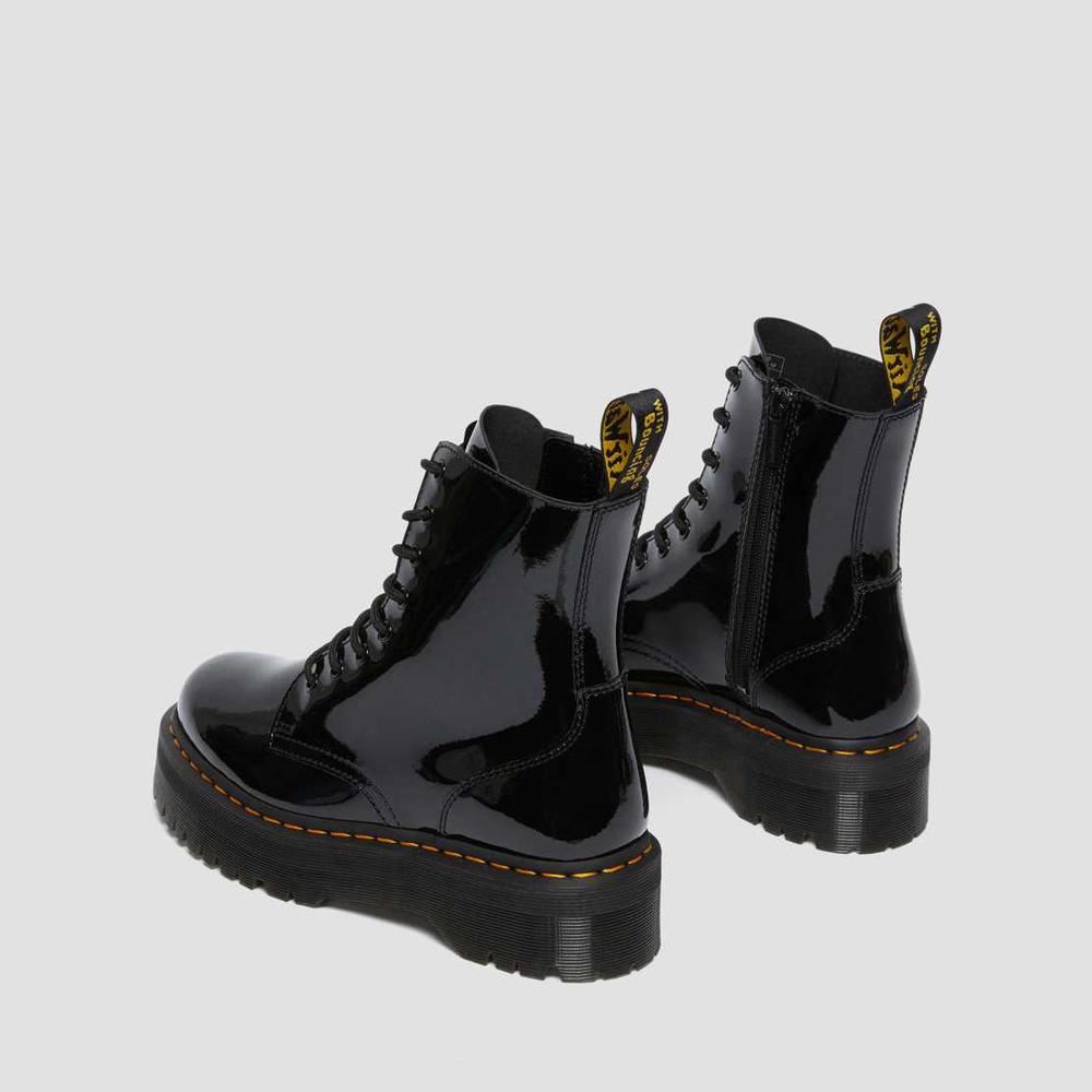 Boots Dr. Martens Schwarz Jadon Lack-Lamper