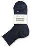 Healthknit Cool Solid Quarter Socks In 49 (Washi Paper) [Made Japan] (JP, Alphabet, M, Navy)