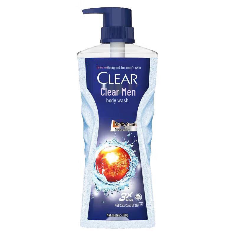 CLEAR Men's Active Sport Anti-Dandruff Oil Control Shower Gel (Value Pack)