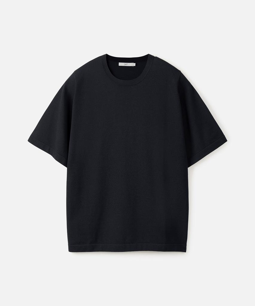 247Silijeu Lunalite 16Gg Half Knit Top Dark Navy