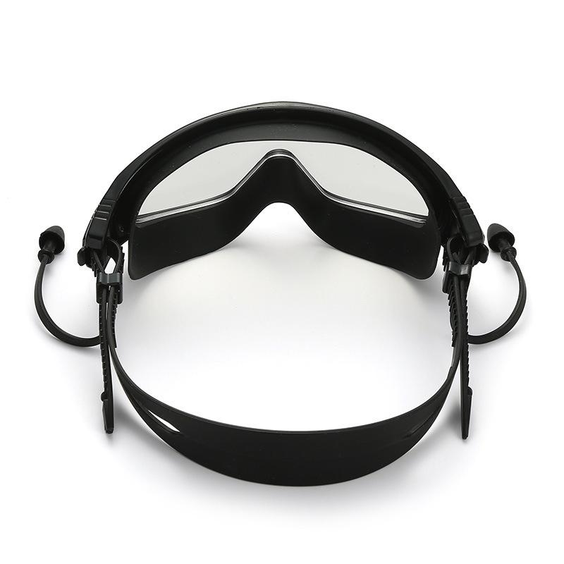 Nezamlžovací HD plavecké brýle s velkým rámem pro dospělé, muže a ženy, vodotěsné plavecké brýle, potápění, surfování, vodní sporty