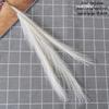 INS Style 3-Prong Pampas Grass and Rose Artificial Bouquet for Home Decor
