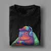 Funny Capybara Bruh Video Games Lovers T Shirts for Men Pure Cotton Novelty TShirts O Neck  Tee Shirt Short Sleeve Clothing