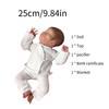 10in Reborn Simulation Doll Baby Bath Companion Real Life Toys Lifelike Kid Gift