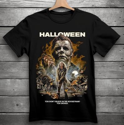 Halloween Movie Horror TShirt Black S5XL Michael Myers Unisex T-Shirt