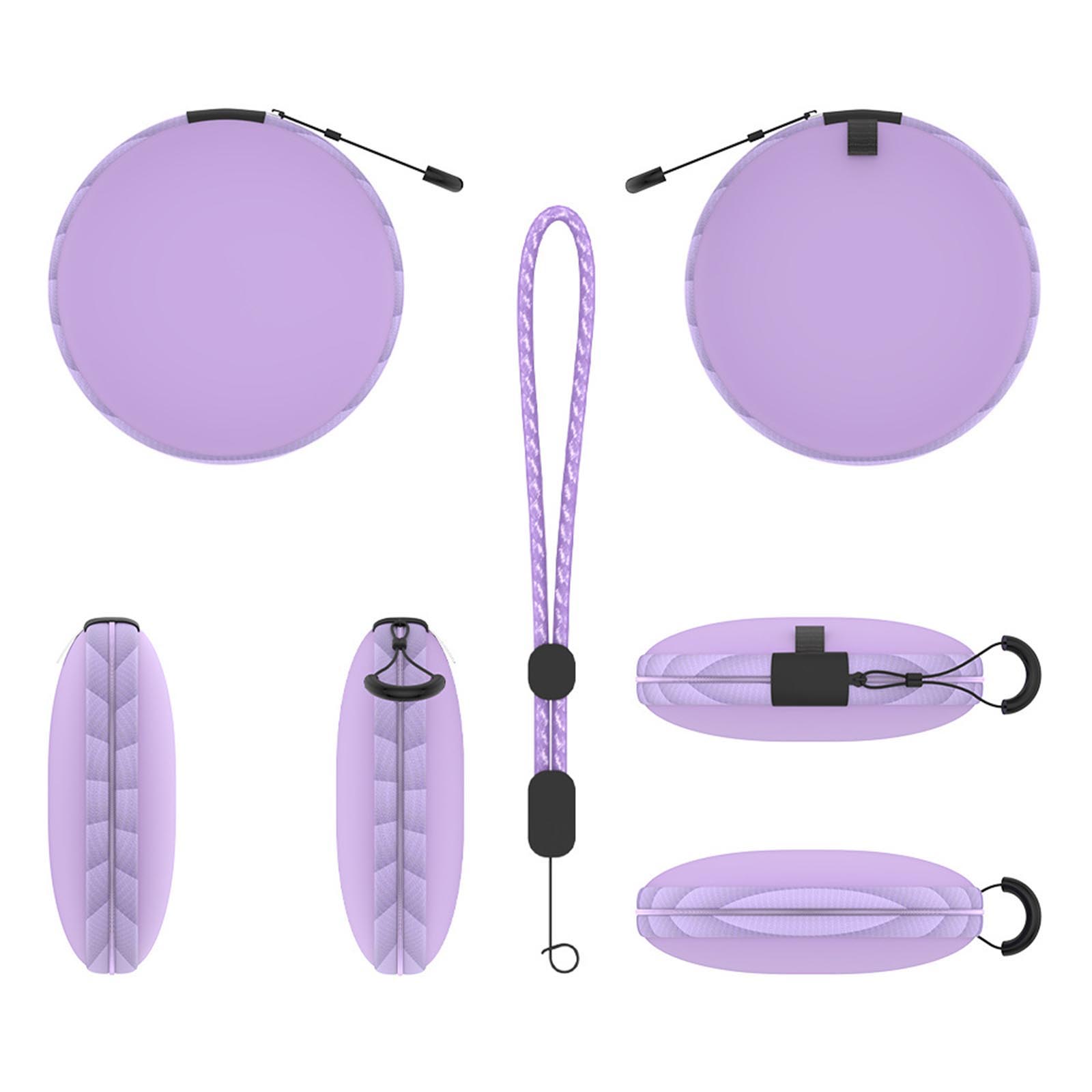 

Carrying Case with Lanyard & Carabiner for Tamagotchi Paradise/NANO-MALS Pet Machine Organizer Bag for Kids Case Only фиолетовый