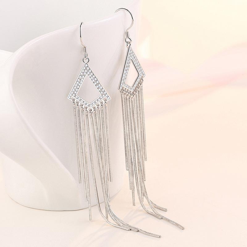 Lindon Zircon Copper Alloy Earrings Drop Earrings For Women Wedding Party Gifts