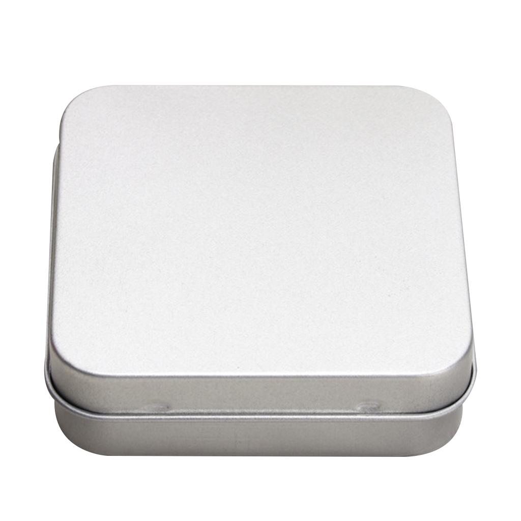 

Милые крошечные футляры для хранения, герметичный дизайн, мини-металлическая банка, практичные коробки, контейнеры для ювелирных изделий, конфет, головных уборов, презервативов, всякой всячины серебряный