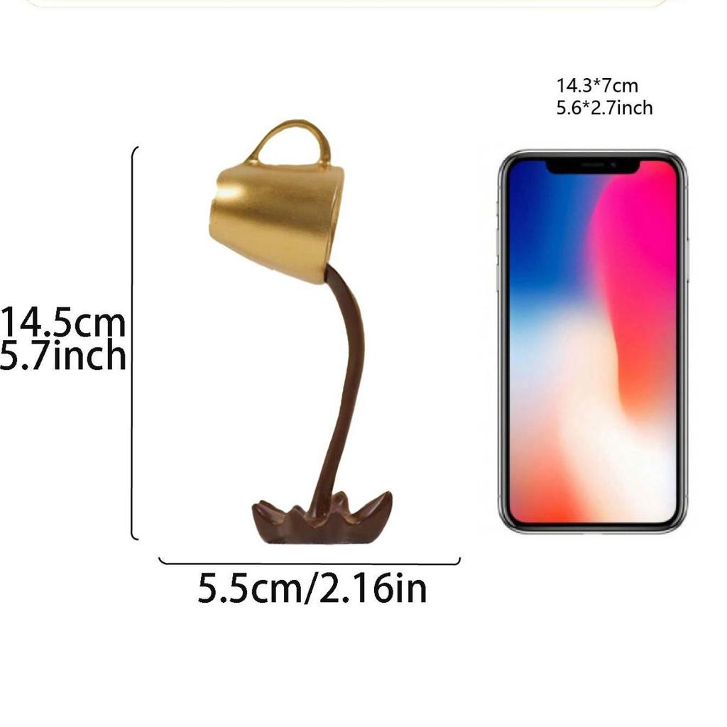 Plovoucí rozlévající se šálek na kávu Socha Kuchyňská dekorace Rozlití Kouzlo nalévání Splash Creative Desktop Decor Domácí dekorace
