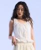 Moa Ribbon Frill Blouse (White)