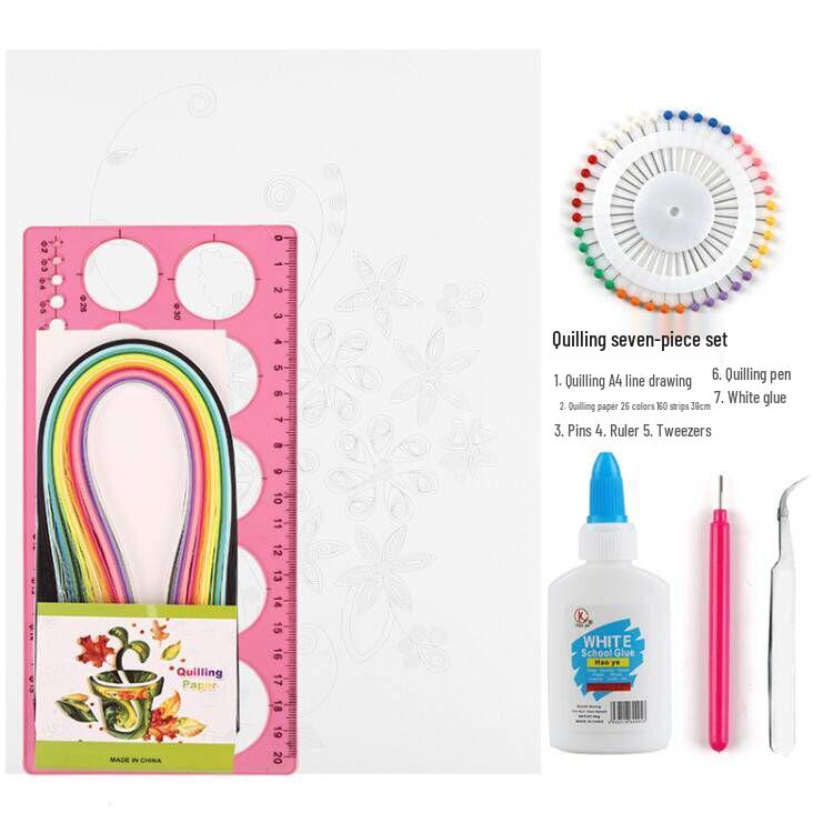 Origami Beginner Gift Set: 5mm 7-Piece Bagged Set