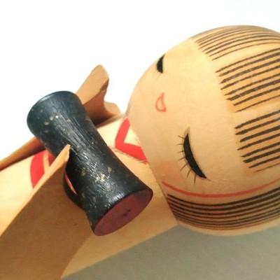 Kokeshi doll Retro wooden sosaku cute girls Japanese Kimono Ornament Japan