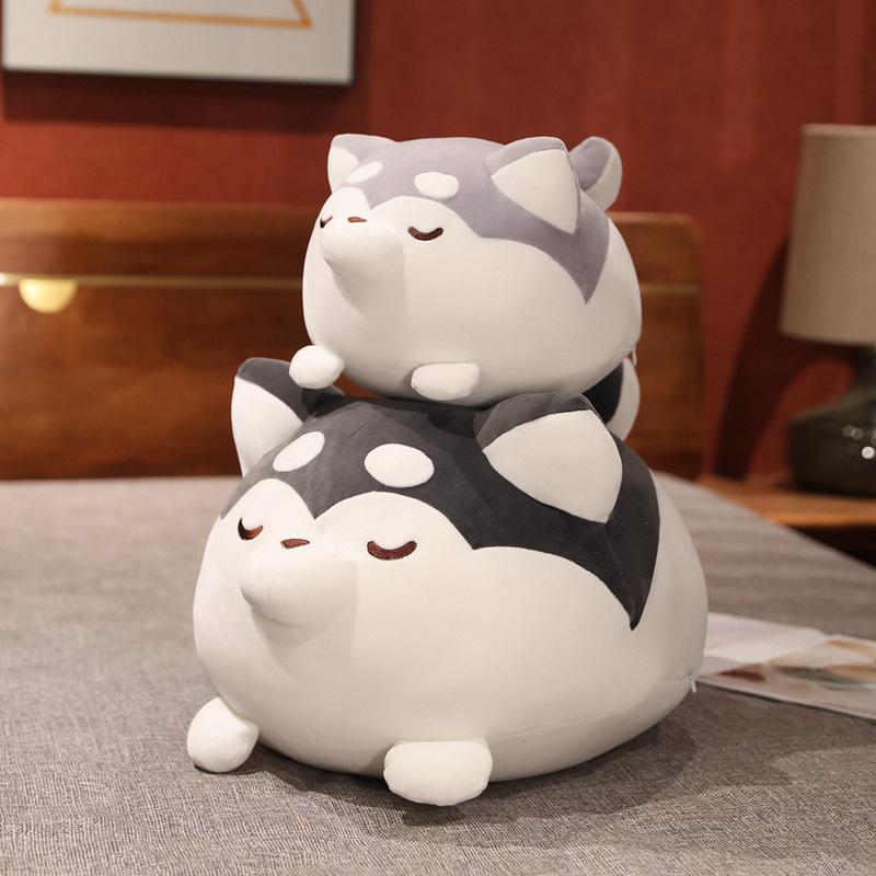 Pummeliges Shiba Inu Kissen Plüschtier Husky Puppe Welpenhund Puppe Kinder Schlaf Beruhigende Muppet Puppe