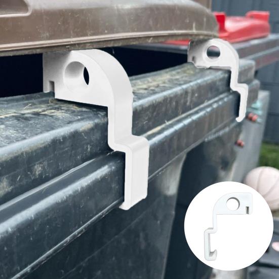 2Pcs Trash Can Ventilation Clip Kitchen Waste Prevents Lid Damage Odor Easy Snap-On Installation Trash Can Lid Buffer