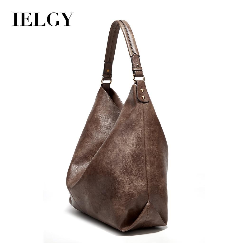 IELGY women's shoulder crossbody large capacity tote bag