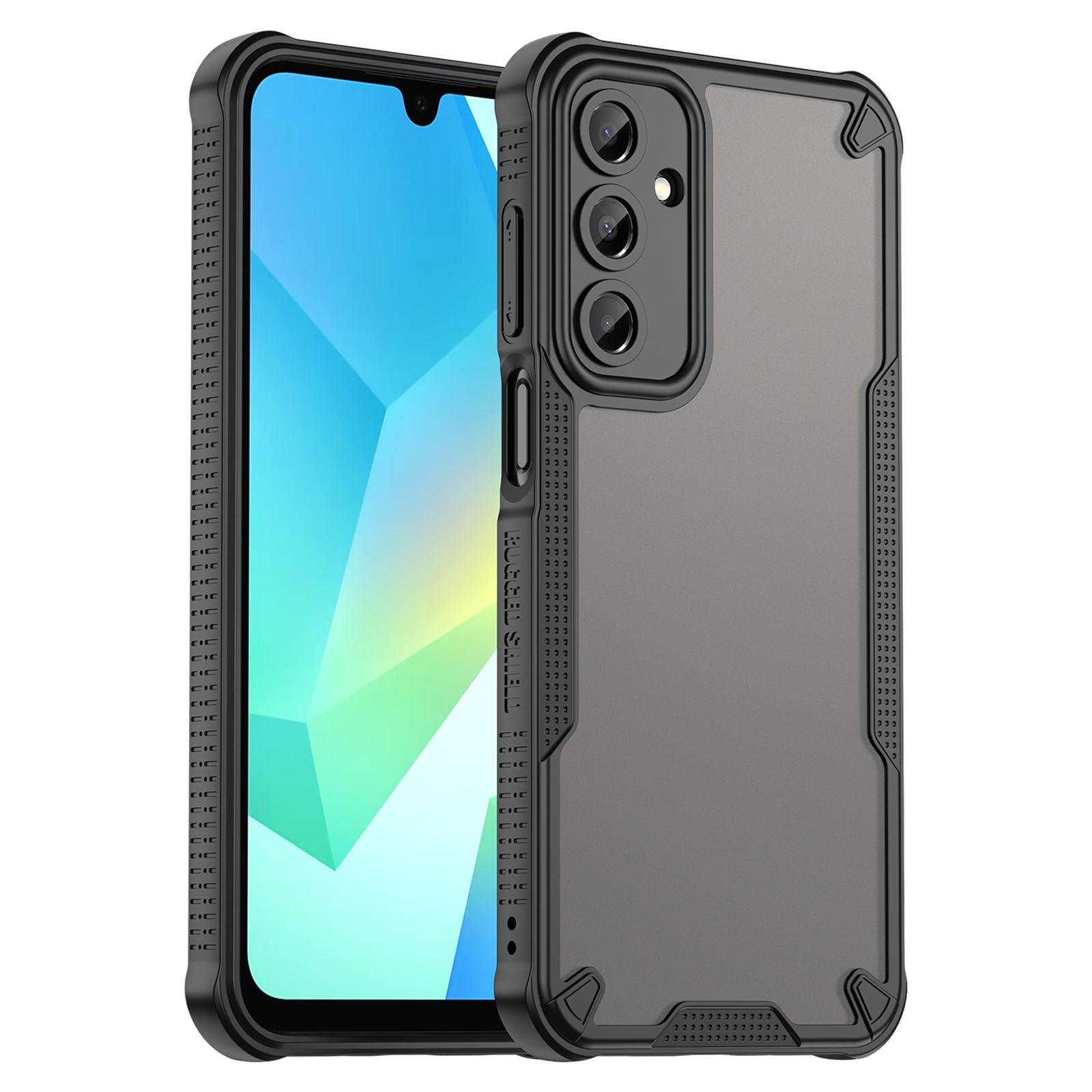 

Armor Series For Samsung Galaxy A16 5G/4G Case PC+TPU Semi-Transparent Frosted Finish Protective Phone Cover B