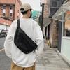 Large Capacity Unisex Crossbody & Waist Bag - Japanese Style, Solid Color, Trendy Hong Kong Street Design