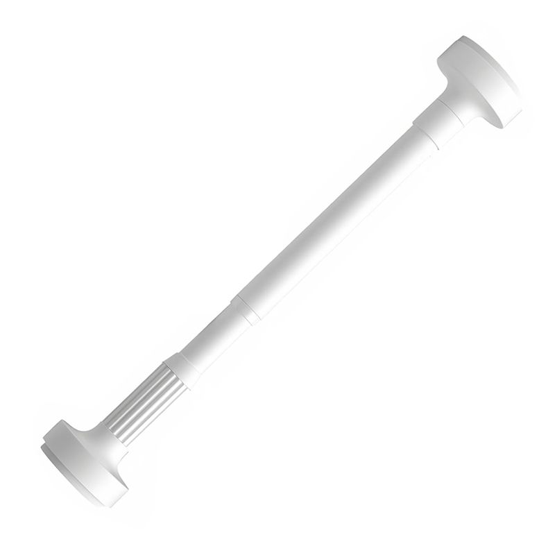 A20F-Adjustable Tension Rod Shower Curtain Rod No Need To Drill Spring Tension Curtain Rod Expandable Cabinet Rod белый