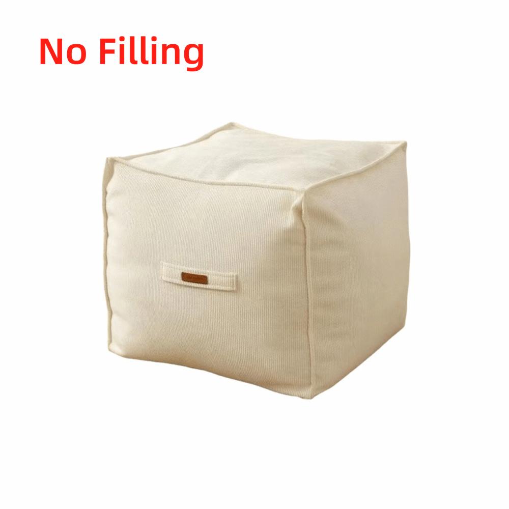 Soft Clothes Storage Bag Large Capacity Sofa Stool Cover Seat Cushion Cover  Lazy Couch