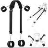 Adult Sex Handcuff Open Leg Toy Nipple Clamp Eye Blinder Sex Toy Kits Couple  Hand Leg Restraint Erotic Games Bondage Gear