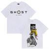 2026 Gioco Giapponese Ghost of Yotei Grafica Cotone Camicia Uomo Stile Ukiyoe Girocollo Manica Corta Moda Donna T-shirt