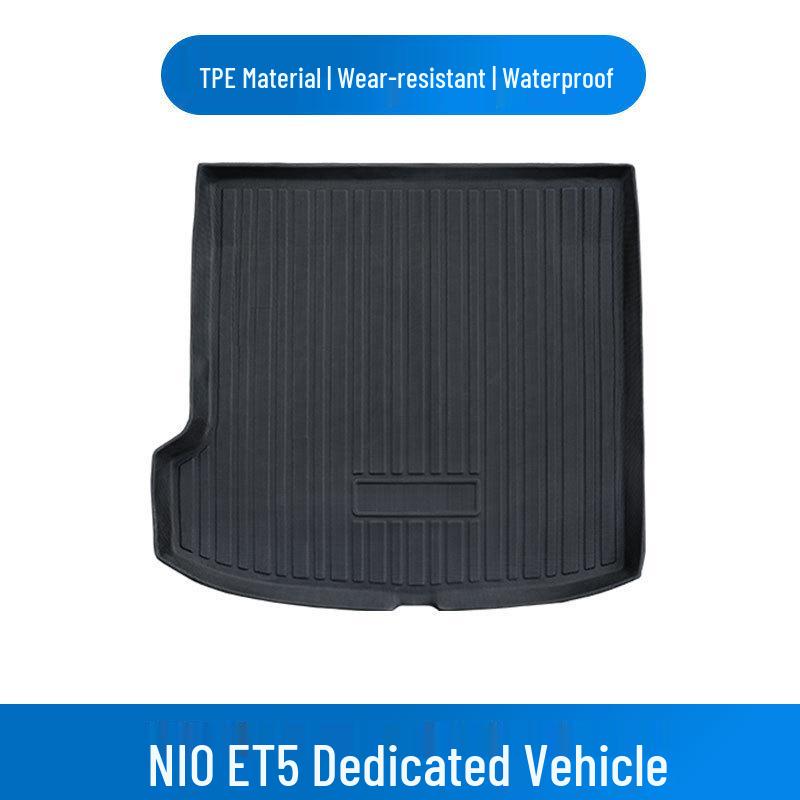 NIO ET5 Trunk Mat Accessory: 2025 Model TPE Interior Tail Box Protector NIO ET5 Specific чёрный
