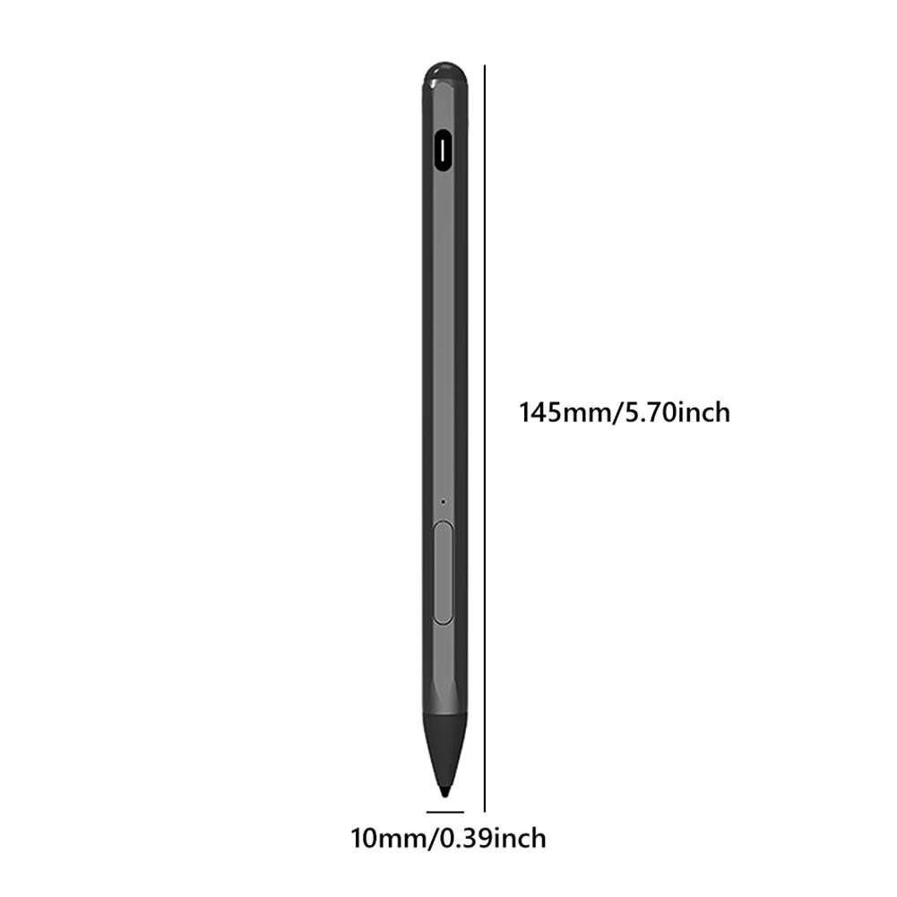 Aktivní kapacitní stylus Magnetický aktivní pero 4096 citlivosti na tlak Typ-C dobíjecí pro HP Envy X360/Asus Vivobook Flip