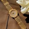 Dainty Vintage Small Dial Women's Watch Diamond Retro Luxury Elegant Gifts stainless steel 24K Gold Plated High Quality