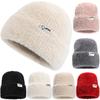 1Pc New Simple Plush Hat Kpop Style Beanie Hat Sweet Autumn Winter for Women Warm Hats for Girl Outdoor Streetwear Knit Cap