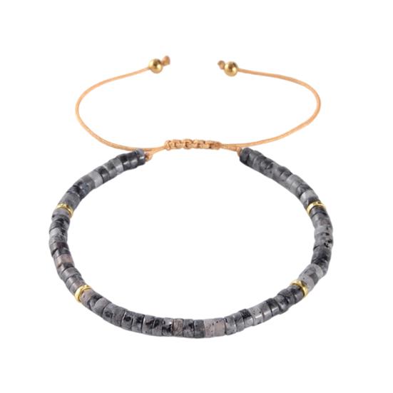

Women Bracelet Adjustable Length Natural Stone Beads Bracelet Bohemia Style Stackable Bracelet Versatile Jewelry Accessory C