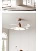 2025 Cream Wabi-Sabi Mid-Century Ceiling Fan Light, Silent High Airflow for Living Rooms & Restaurants