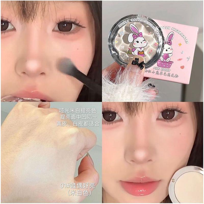 Art Value - Water Ripple Pink Bunny Highlighter - 3 Colors