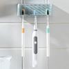 Self-adhesive Toothbrush Storage Rack Wall Mounted Electric Toothbrush Holder  Storage Rack