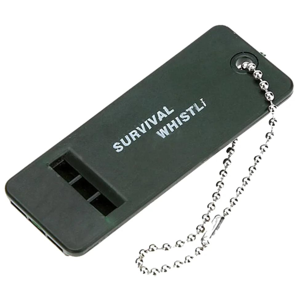 3-Frequency Whistle High Decibel Outdoor Survival Whistle Rescue Signaling First Aid Tool for Hiking Camping Mountaineering