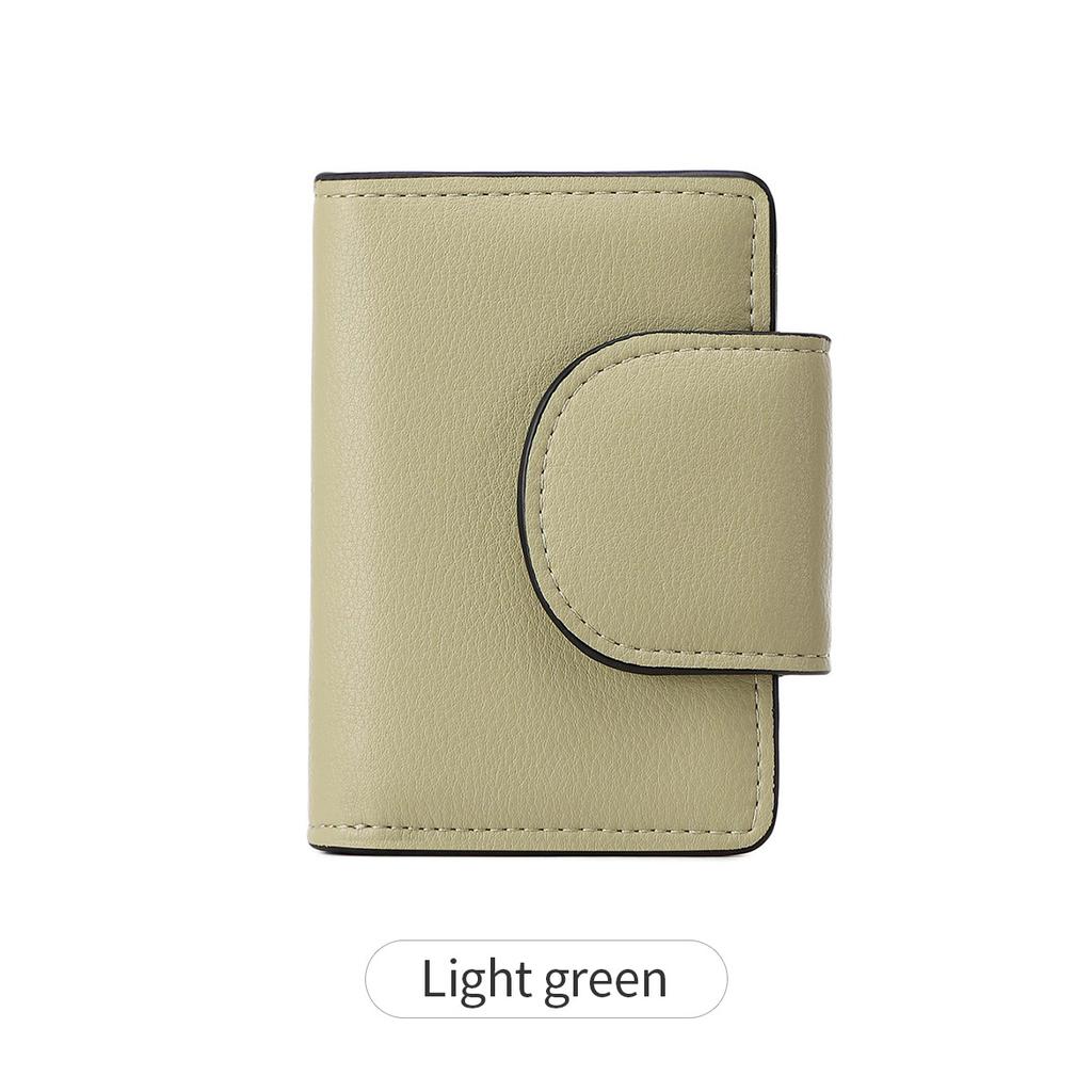 New women's wallet buckle short wallet simple and fashionable multi-functional small wallet