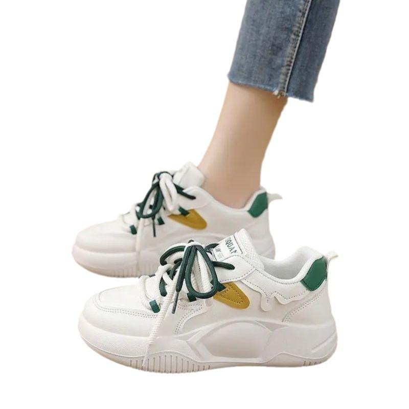 Popular Dad Shoes Women 2025 Spring and Autumn New Little White Shoes Versatile Women's Shoes Soft Sole Non-slip Waterproof Summer Sports Shoes