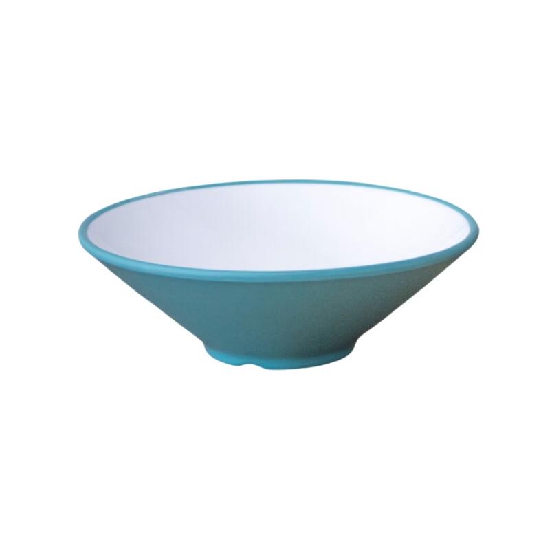 Melamine Two-Tone Douli Bowls and Spoons