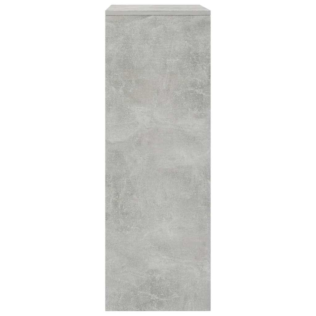 Sideboard with 6 Drawers Concrete Grey 50 x 34 x 96 cm Engineered Wood