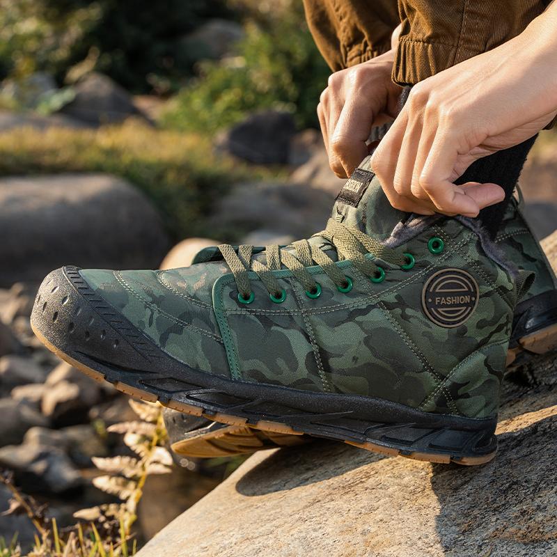 Zimowe bawełniane buty męskie i damskie Outdoor wodoodporne wygodne ciepłe buty śnieżne