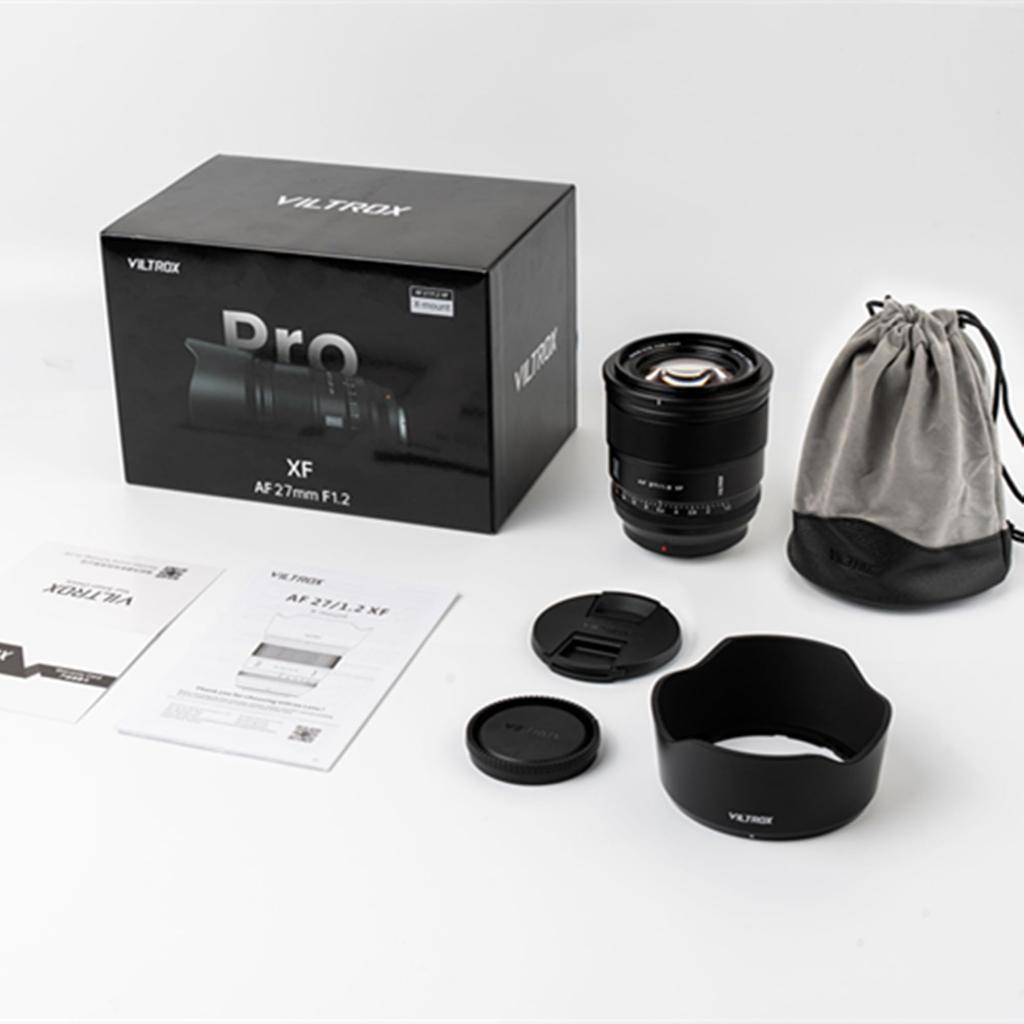 VILTROX AF 27mm XF Camera Lens Wide Angle Ultra Large Aperture Autofocus Fujifilm X Mount Mirrorless Camera with Eye AF Soft Bokeh F1.2 APS-C