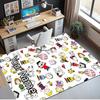 Custom Name Snoopy Printed Carpet, Rug for Office Chair Living Room Bedroom Kitchen Room Decor Gifts.