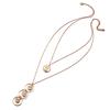 Fashion Multilayer Head Coins Pandent Necklace Sexy Boho Statement Double Deck Chain Women Jewelry