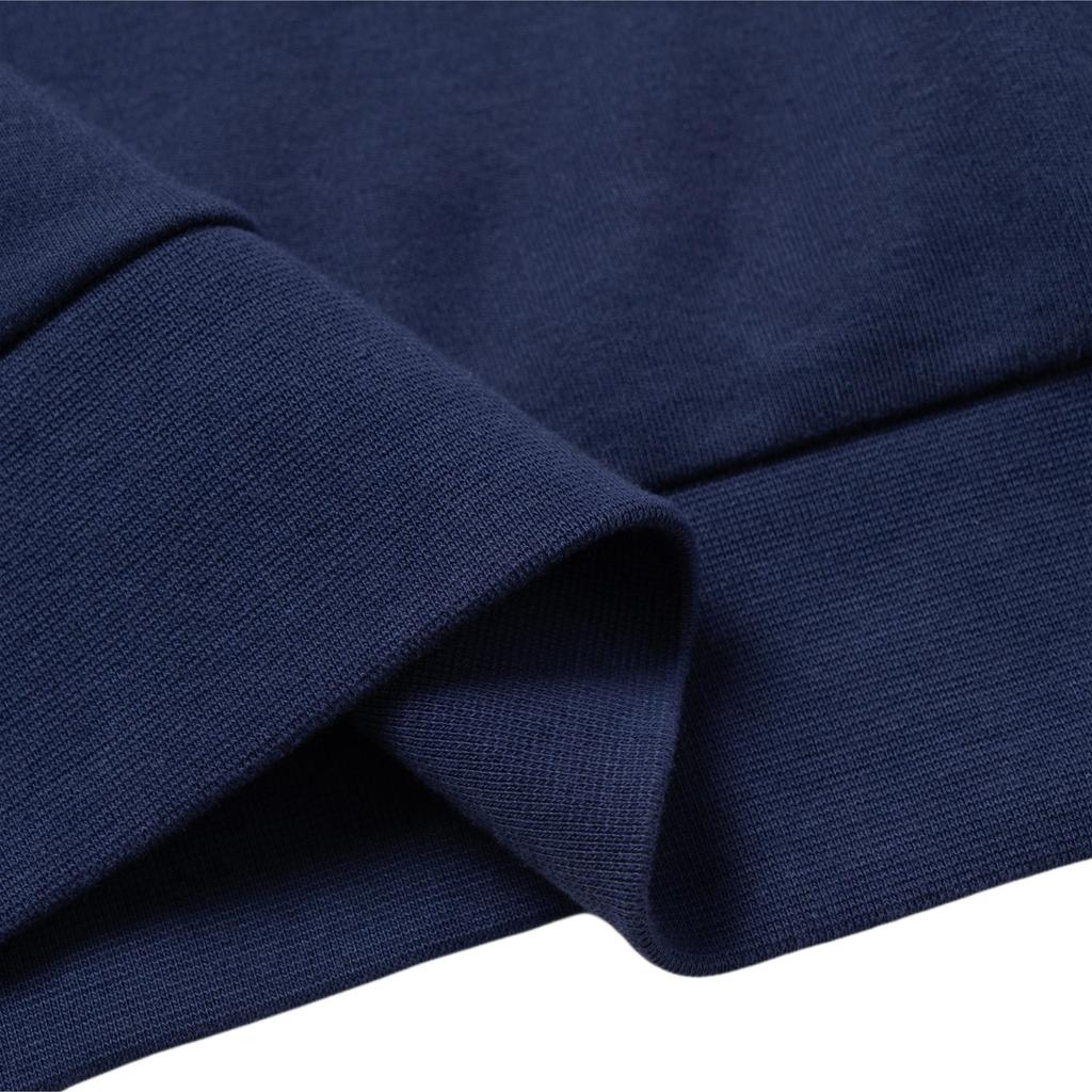 Polo Ralph Lauren FW23 Solid Color Small Pony Logo Embroidered Crew Neck Long Sleeve Fleece Sweatshirt Men sweatshirt Navy-Blue MNPOKNI16821901-410